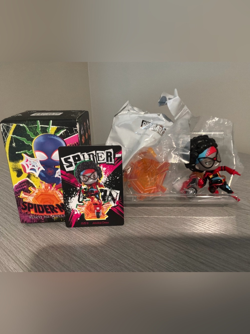 Popmart Spider-Man Across the Spider-Verse Confirmed “Jessica Drew”
